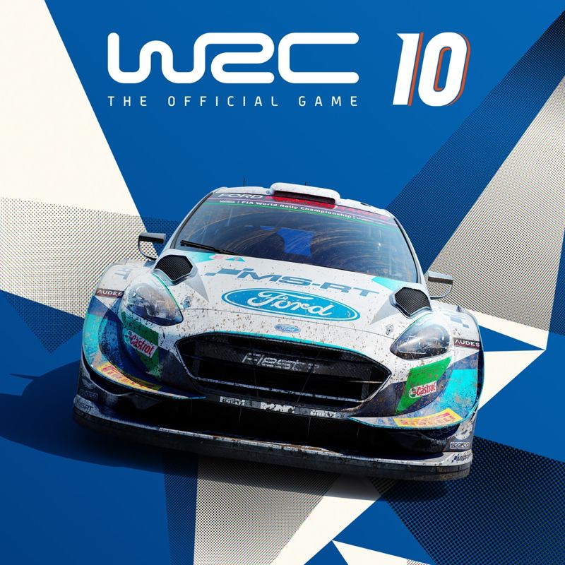 WRC 10 box art for Playstation 4